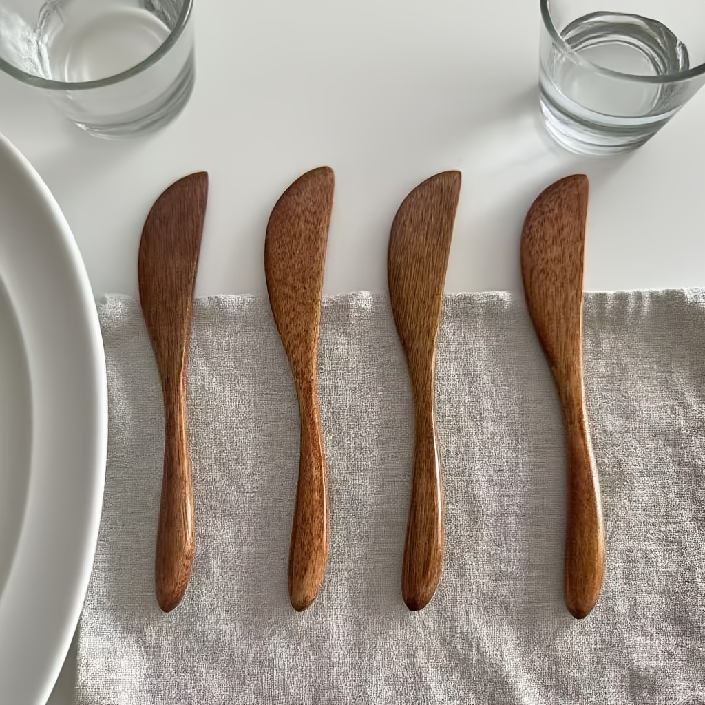 Kitchen Gadgets In Japan - 1Pc Coltello per marmellata in legno