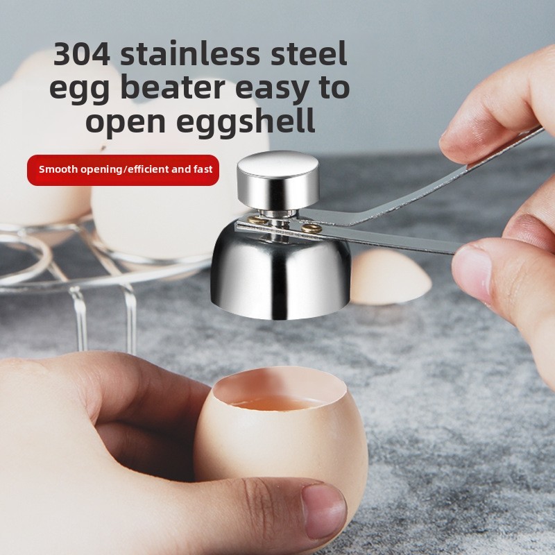 Egg Separator Tool - Apriuova in Acciaio Inossidabile, Tagliauova, Utensili