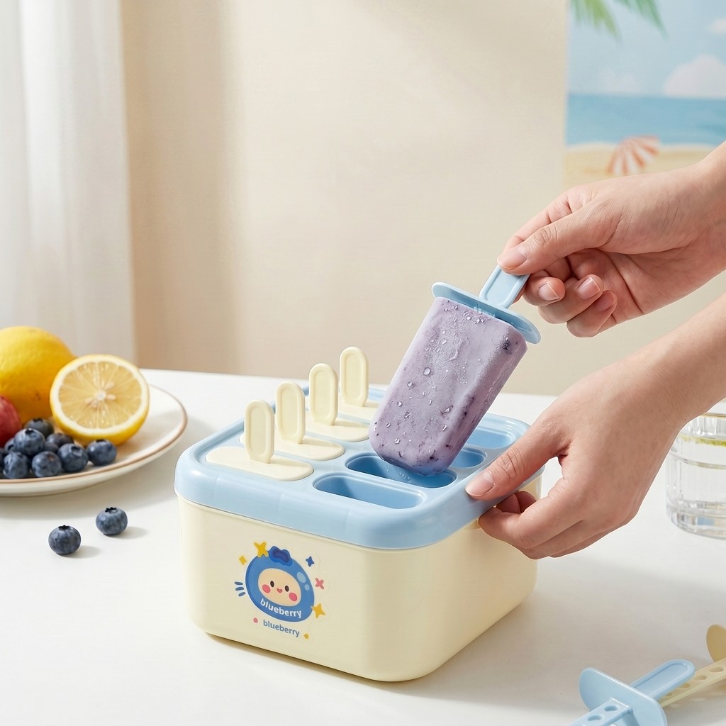 Kitchen Gadgets Kids - Stampo per ghiaccioli in plastica con