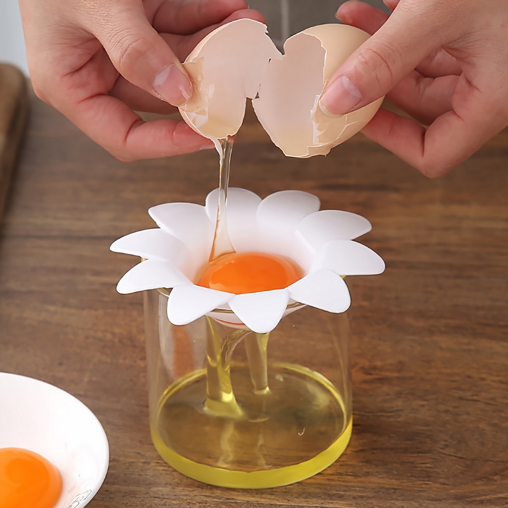 Egg Separator Tool - 1 pz/signolo floreale carino separatore di