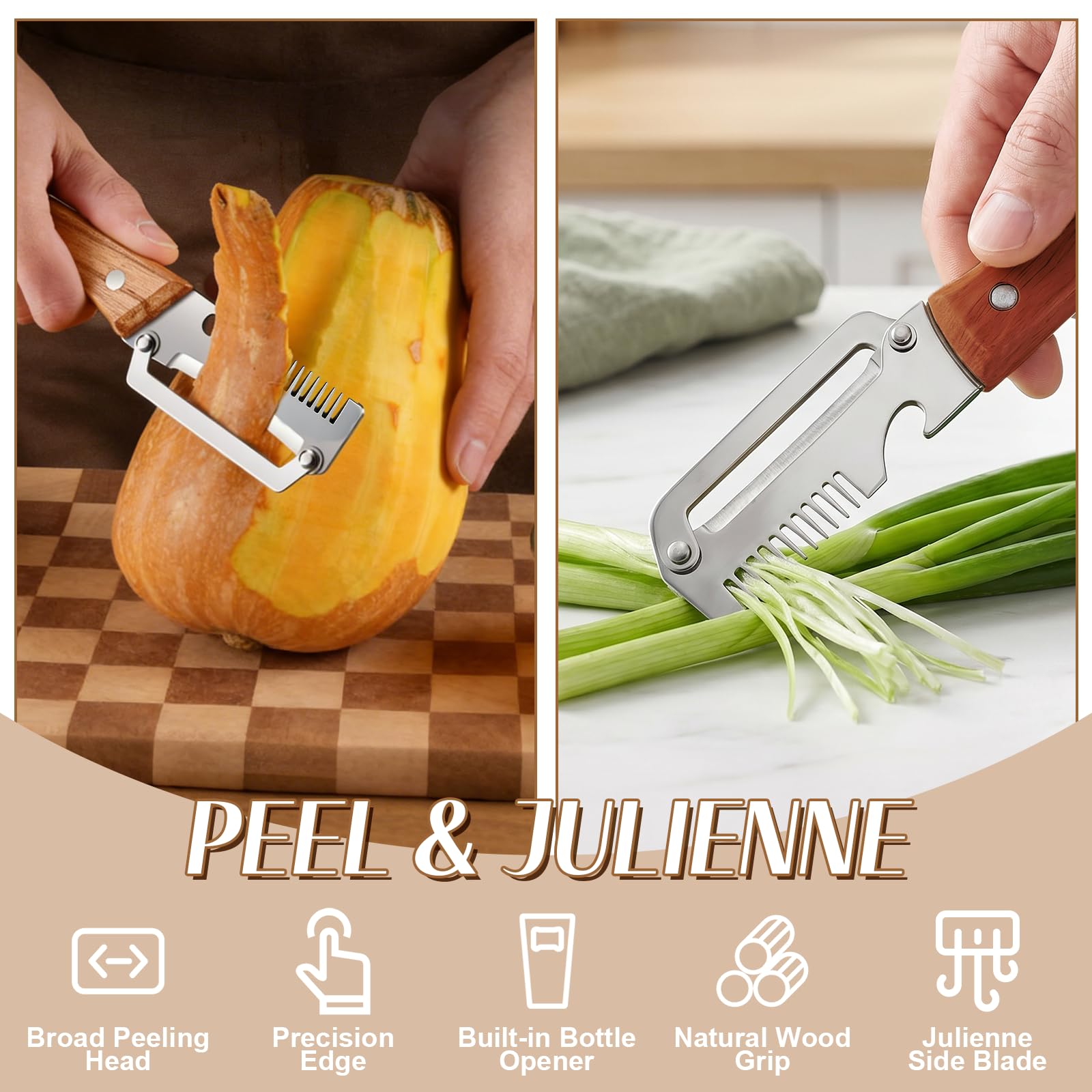 Pelapatate 3-in-1 con Manico i - Kitchen Gadgets Design recensione e prezzo